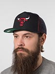 Бейсболка MITCHELL NESS арт. HT11505-CBUBLCK Chicago Bulls NBA (черный)